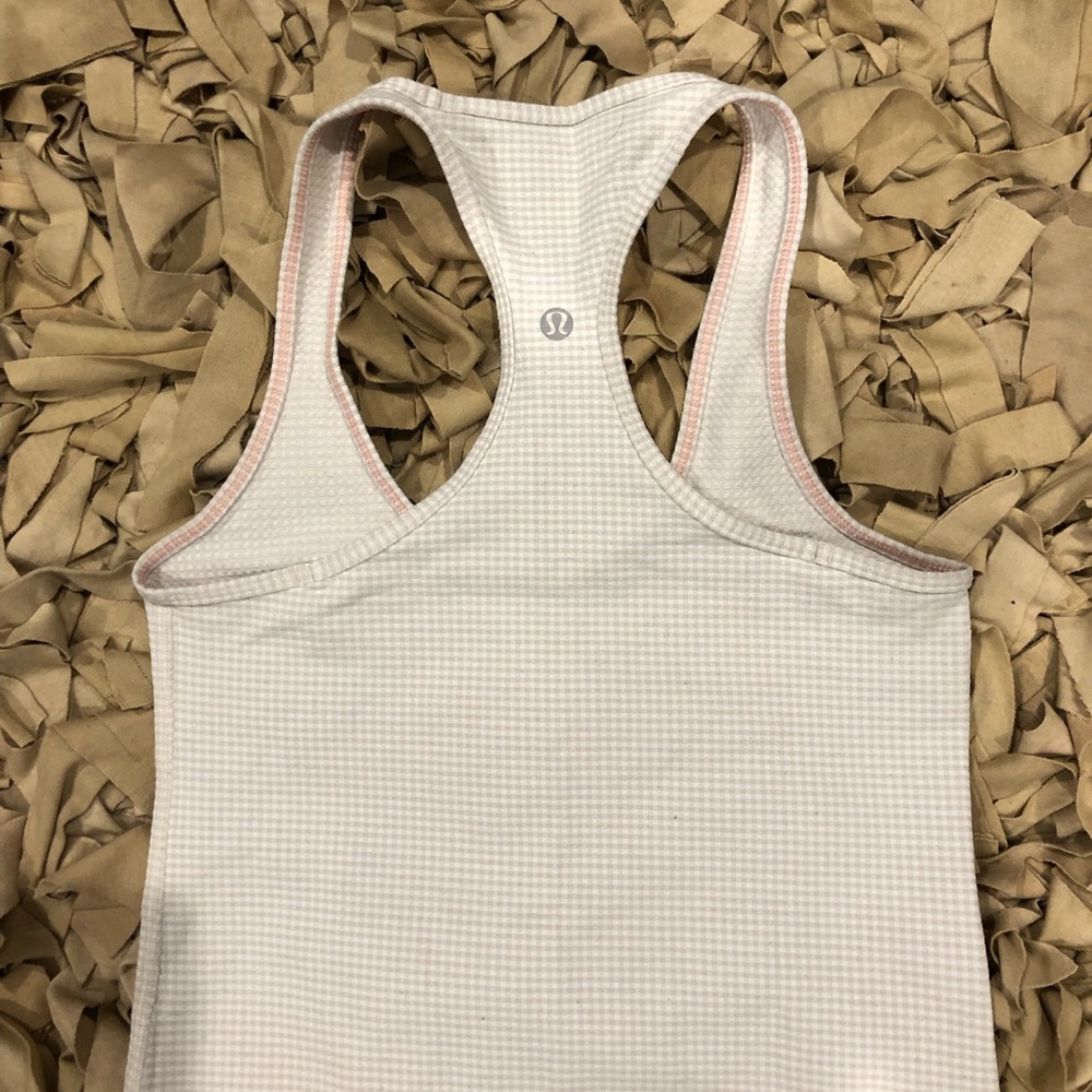 Gingham lululemon tank top